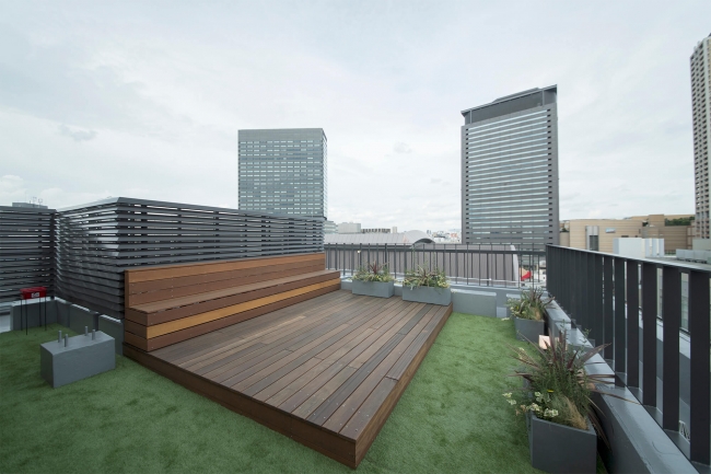 ▲ROOFTOP TERRACE