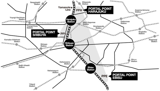 ▲【MAP】相互利用が可能な3施設