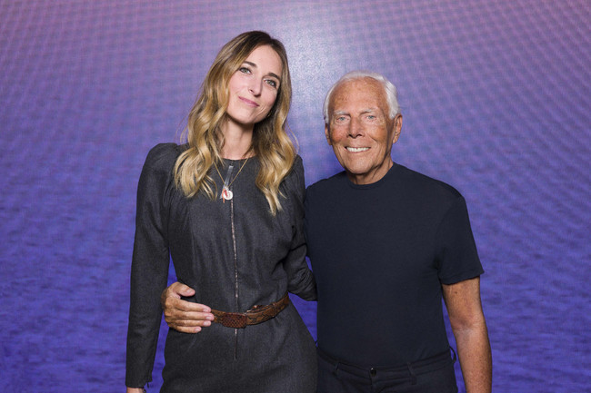 Chiara Barzini and Giorgio Armani_Ph SGP