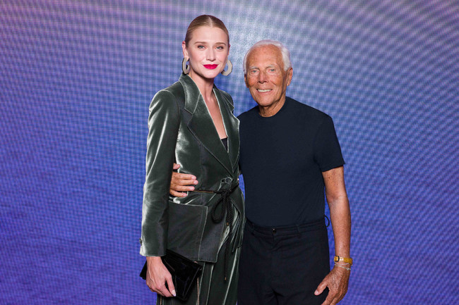 elina Locks and Giorgio Armani_Ph SGP