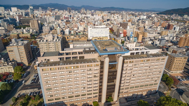 岡山大学医学部が所在する岡山大学鹿田キャンパス（岡山市北区鹿田町）