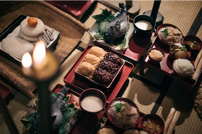 田の神様へおもてなし