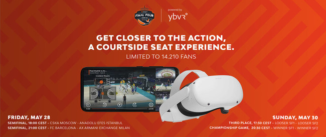 Virtual Tickets Final Four Euroleague Basketball - Cologne, May 28th - 30th