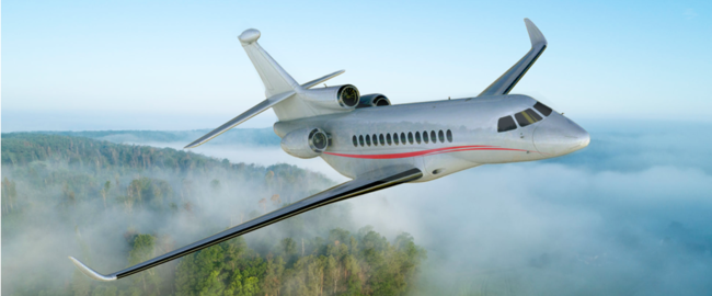 【ダッソー・アビエーション社の「Falcon7X」】