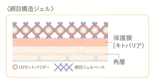 網目構造ジェル イメージ