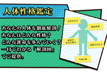 鑑定①　アポロン山崎の人体性格鑑定