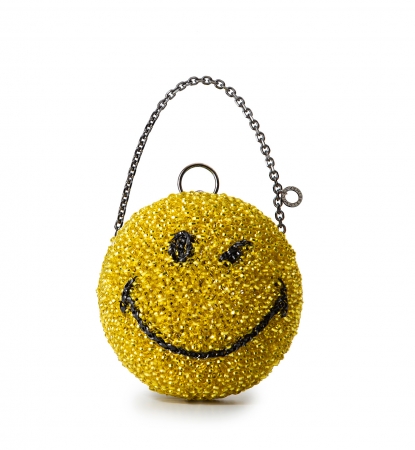 SMILEY(スマイリー) PB19SGJ6L6 W15.5 cm x H15.5cm x D15.5cm 65,000円(税抜き) エナメルブラック×マスタードイエロー