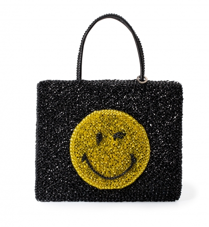 SMILEY(スマイリー) PB19SGJ0Z3 W32 cm x H27cm 60,000円(税抜き) エナメルブラック×マスタードイエロー