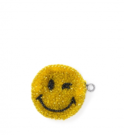 SMILEY(スマイリー) PL19SGJ231 W12 cm x H12cm 25,000円(税抜き) エナメルブラック×マスタードイエロー