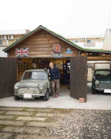 愛車・ミニのために作った、英国風ガレージ＆カーポート