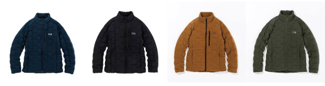 Color  425 (Hardwear Navy),010 (Black), 233 (Golden Brown), 347 (Surplus Green)