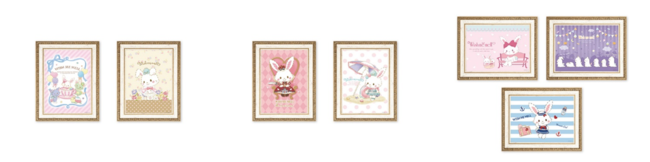 レプリカ絵画　各8,800円 ※Sanrio PurolandOnline Shopにて9月13日（月）10：00〜9月19日（日）23：59の期間受注販売