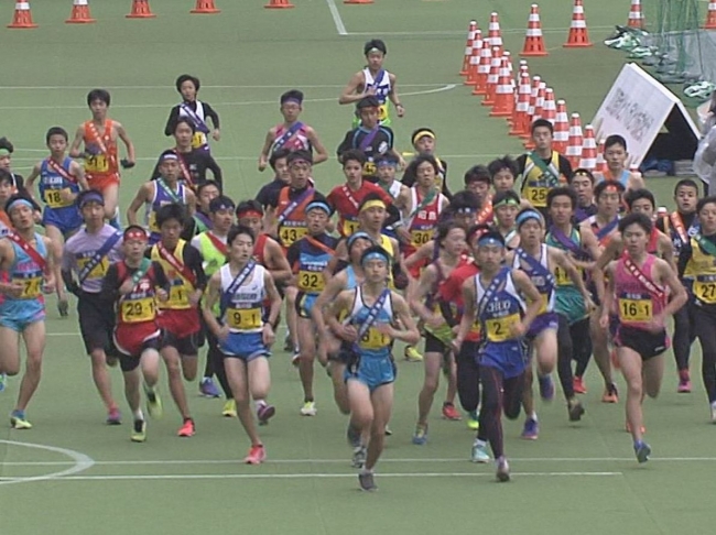 中学生「東京駅伝」大会（昨年の模様）