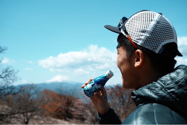 野外で一杯