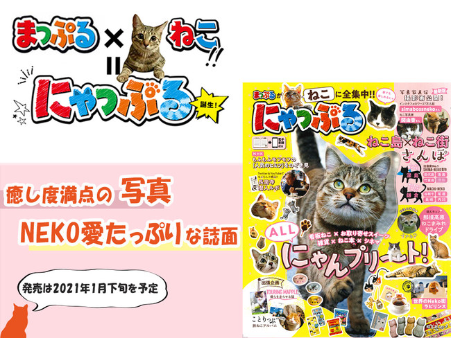 ＜ねこが主役の「にゃっぷる」＞