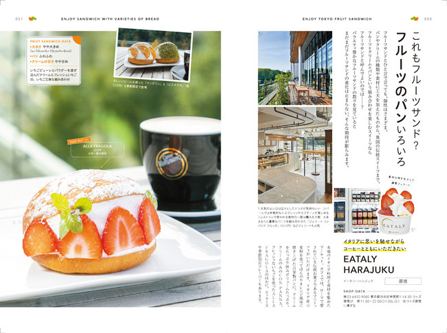 ＜「東京のフルーツサンド」誌面例2＞