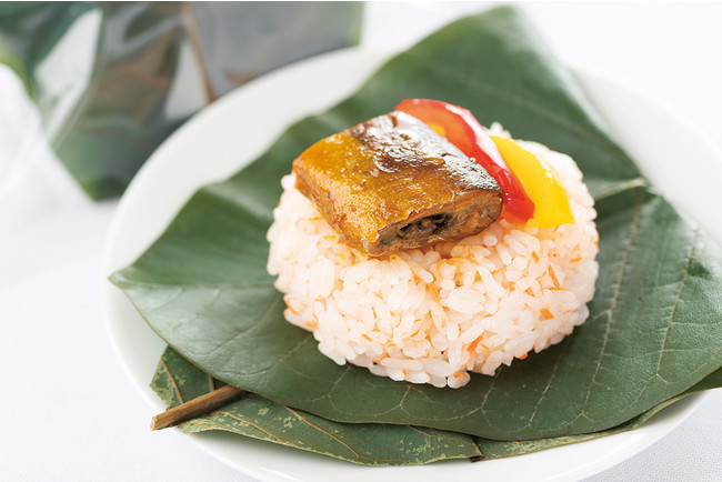 わくわく朴葉寿し（具）鮎の甘露煮」