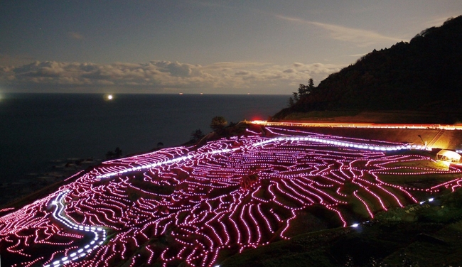 輪島白米千枚田　あぜのきらめき　（イメージ）