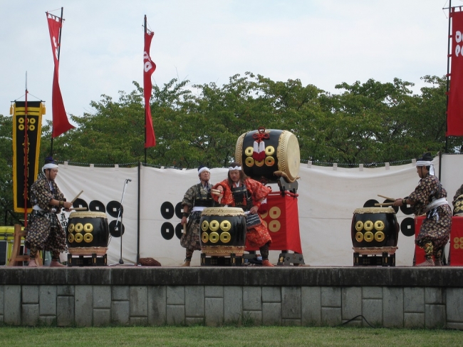 信州芸能まつりでの真田勝鬨太鼓 （イメージ）