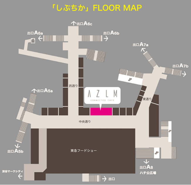 「しぶちか」FLOOR MAP