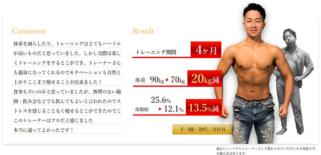 ②男性のお客様