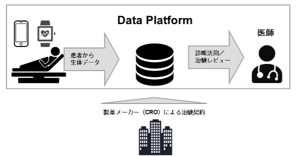 図3：治験プラットフォームの開発