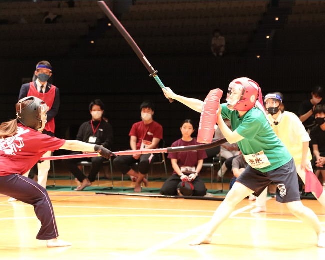 女子グランドチャンピオン戦　長槍ｖｓ楯長剣