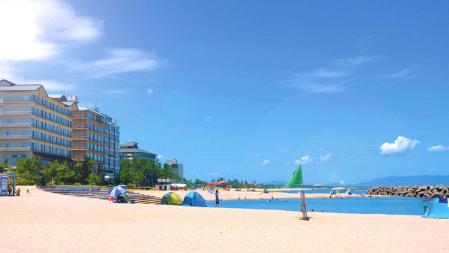 皆生温泉海水浴場（2020年）