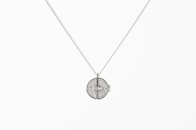 Axis Pendant（White Gold,White Dia）￥150,120