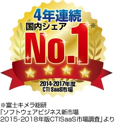 ４年連続国内シェアNO.1