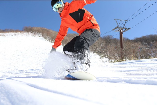 良質の天然雪が味わえます