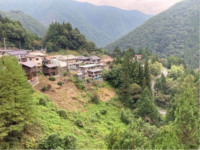 作業後の風景