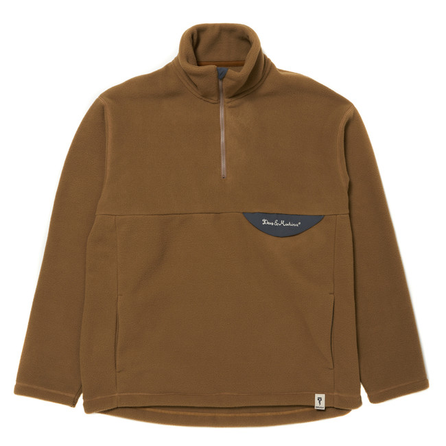 RIDGELINE FLEECE PULL OVER 米軍へ納品しているHORNWOOD社製フリースを使用したプルオーバージャケット。首元まで暖かいハーフジップにより保温性に優れ、インナー、ライトアウターとして使用可能。¥18,700