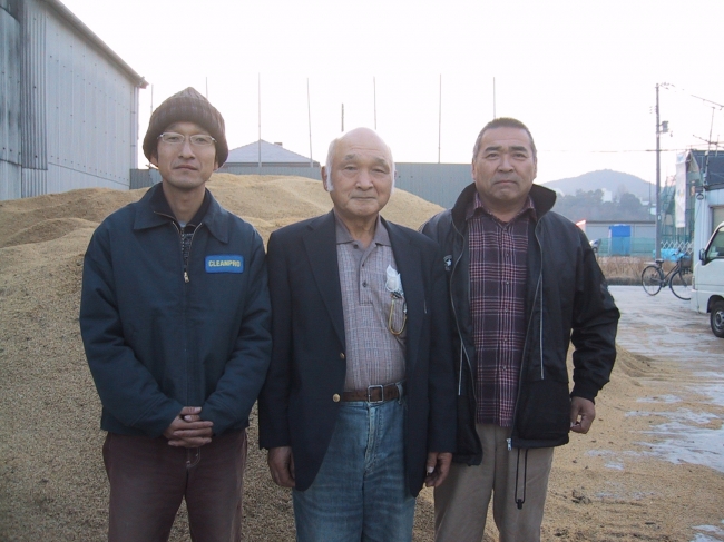 庄地区無農薬研究会／山﨑正人さん、山﨑典男さん、津島昭二さん