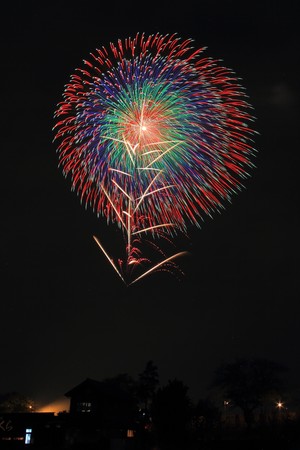 ▲野村花火工業の花火