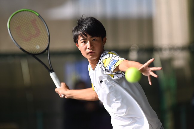 優勝した松岡隼選手