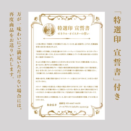 「宣誓書」付き