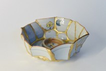 「bowl」2016　茶椀、金継