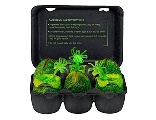 【6 Pack Egg Carton Glow-in-the-Dark Alien Eggs】