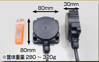 軽量コンパクトな筐体設計