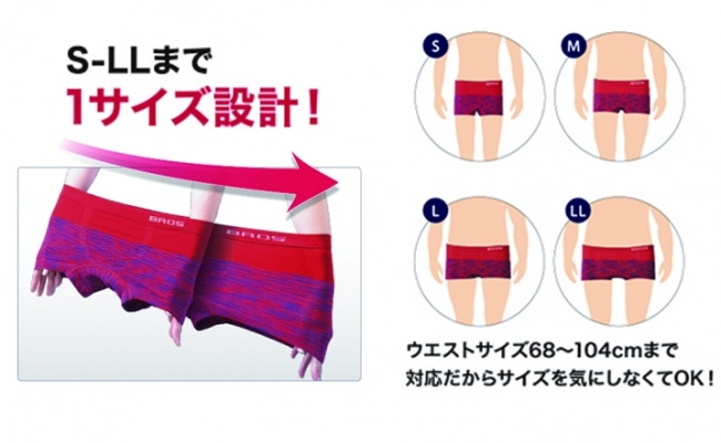 のびて包み込む新感覚のはきごこちパンツ『PANTS HOLIC（パンツホリック）』