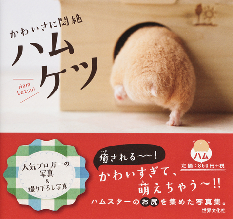 ※写真①表紙画像『かわいさに悶絶 ハムケツ』