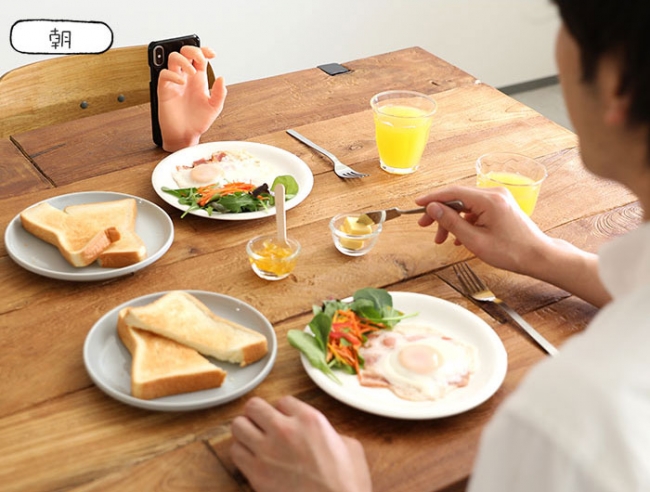 眠気をふきとばす朝食の時間