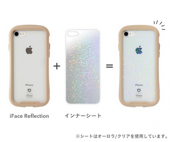 iFace Reflectionケースに挟むだけで可愛く変身